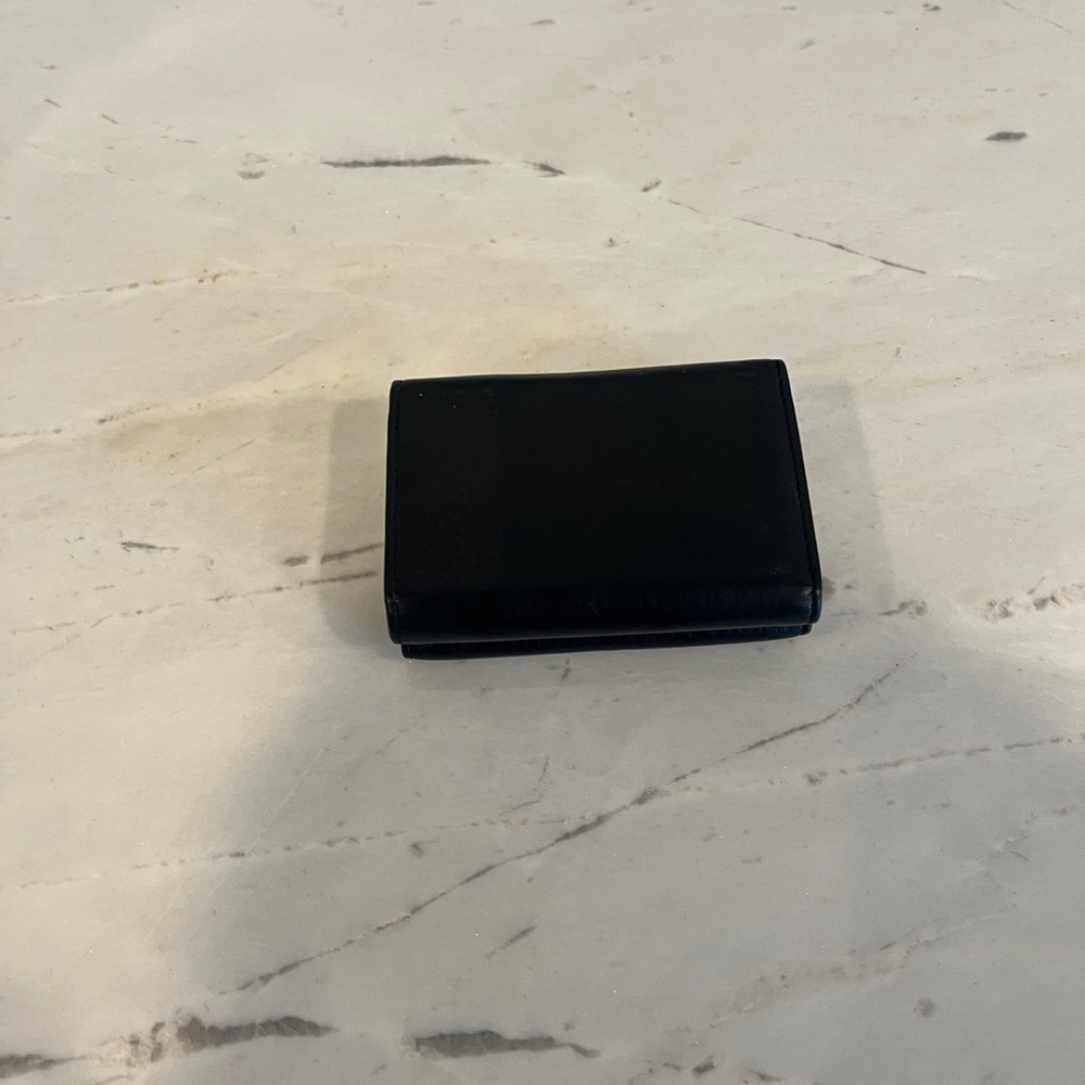 Balenciaga papier mini trifold black leather wallet - Picture 7 of 11